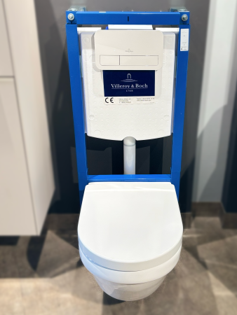 Комплект (инсталляция + унитаз + сиденье микролифт + панель смыва белая) Villeroy & Boch Architectura 568CDR01